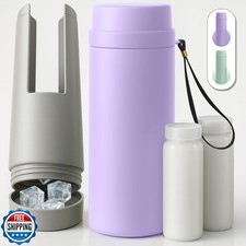 Portable Breast Milk Cooler Bottle: 30H Cooling Time, 2 x 150ml/5Oz, Durable