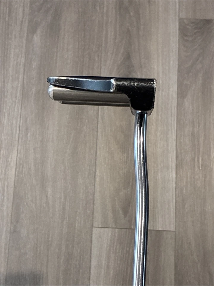 Putter mazo Guerin Rife 2 barras negro 35" diestro necesita nuevo agarre doble curva Foto 4 de 4