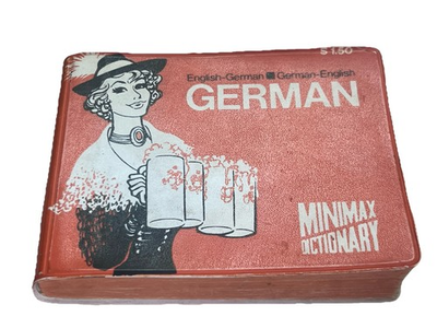 #ad German English Minimax Dictionary Language Translation 1969 $29.99