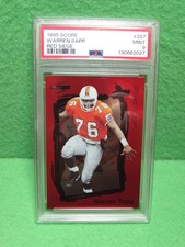 PSA 9 Mint - 1995 Score Warren Sapp - Red Siege # 267 - Miami Tampa Bay Rookie