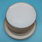 International Fine China "Misty" 6037 Dinner Plates Set 8 W/ 1 Serving Platter — photo 3