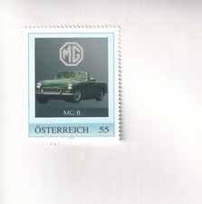 BRIEFMARKE PM &Ouml;sterreich AUTO Britische Sportwagen MG B postfrisch