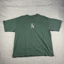 Unified Collective Shirt Mens M Green LA Logo Cotton T-Shirt Tee Casual Adult