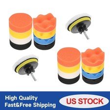3 22pc Car Buffing Pads Polishing Sponge Set Waxing Foam Polisher Kit 3 22pc Car Buffing Pads Polishing Sponge Set Waxing Foam Polisher Kit