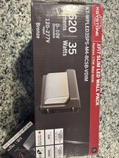 Keystone lighting Lead Slim Wall Pack KT-WPLED35PS-M4-8CSB-VDIM. New!