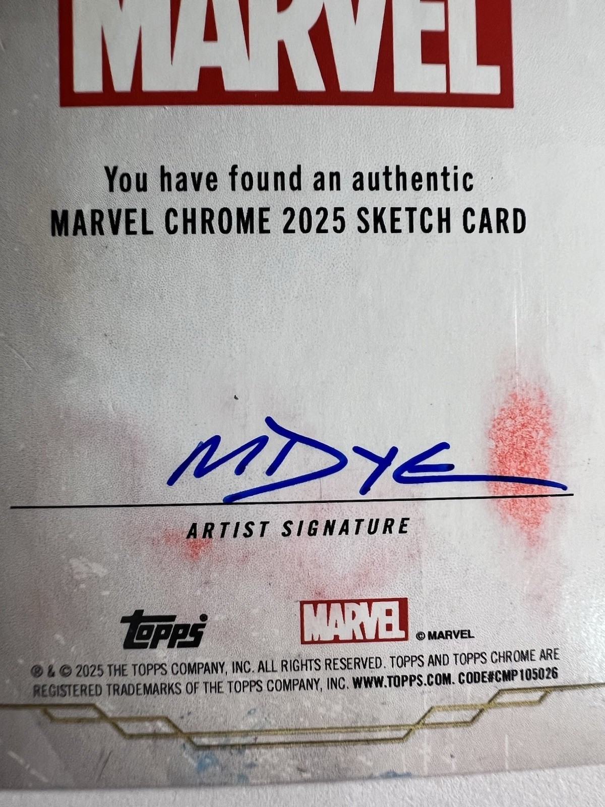 Marcia Dye sig
