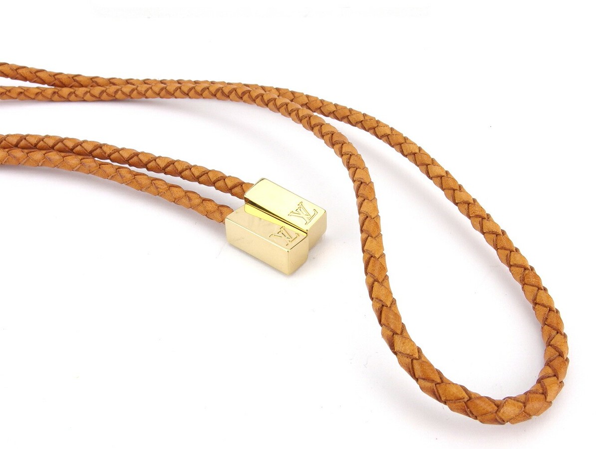 LOUIS VUITTON belt Brown gold Women M67302 Authentic  display picture 3