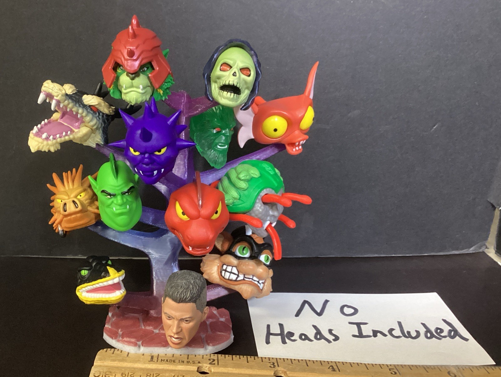 3d Printed Head Stand Display Masters Universe,neca,super7, Marvel