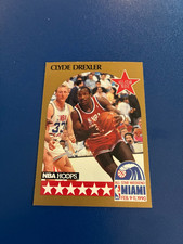 1990 NBA Hoops #16 Clyde Drexler All Star Trail Blazers