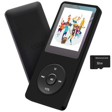 MP3 Player 32GB Music Player Voice Recorder with Speaker Earphone Portable Hi...