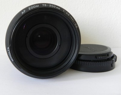 Minolta AF 75 - 300 mm - 1:4.5 (32) - 5.6 - Objektiv