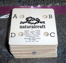 50-Pcs Naturalcraft 4-Hole 3/8 Diameter 3.5 x...