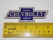 Rare 1915-1928 Original Second Chevrolet Car Radiator Emblem Badge Bowtie Logo