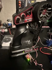 TRAXXAS TQ LINK  2.4 ghz transmitter 2242 TOP QUALIFIER REMOTE ONLY 2 CHANNEL