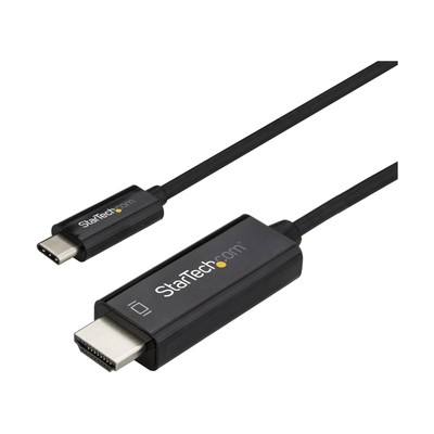 StarTech 2 m (6 Fuß) USB-C-auf-HDMI-Kabel 4K 60 Hz schwarz (CDP2HD2MBNL)