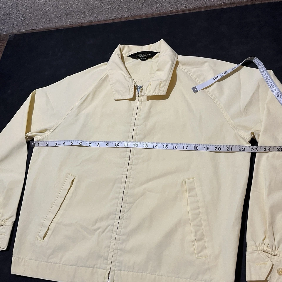 Vintage Gabardine Jacket Rockabilly Cafe Racer 1960s 70s Sears Shop Butter Zip - Image 4 of 4