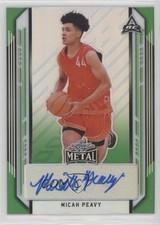 2021-22 Leaf Metal Green Rainbow 8/10 Micah Peavy #BA-MP1 Auto 4z8