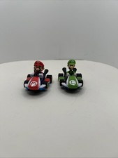 Set Of 2 Lot Carrera GO  Analog 1:43 Mario Kart 8 Luigi Character Slot Car