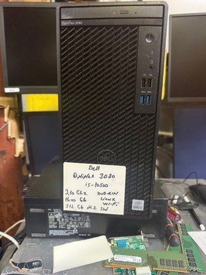 Dell OptiPlex 3080 Mt Core i5 10500 3.10gh 16Gb 512GB m2 SSD DVDRW WIFI Linux