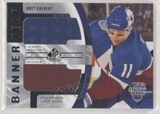 2020-21 SP Game Used NHL Stadium Series Banner Jersey Relics Matt Calvert 04f2
