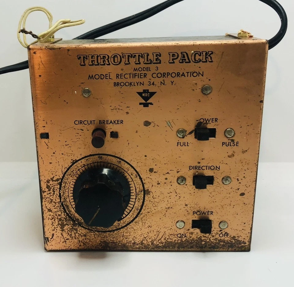 MRC Throttle Pack Model 3 HO N Model Train Transformer Untested.Parts Or Restore - Image 2 of 2