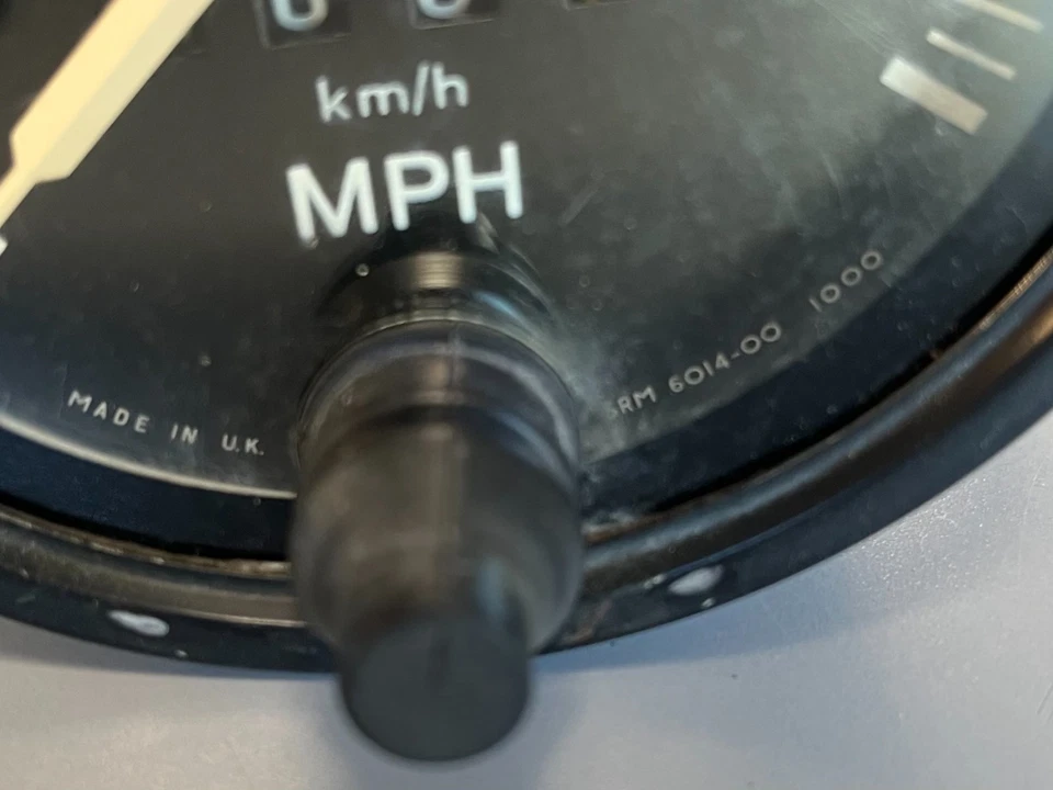 Odômetro velocímetro Land Rover Defender genuíno em MPH velocidade máxima 110 MPH FABRICANTE DE EQUIPAMENTO ORIGINAL - Imagem 2 de 4