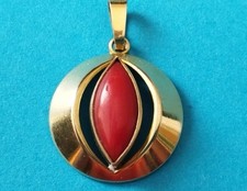 Anhänger, K,&L, Koralle, vintage