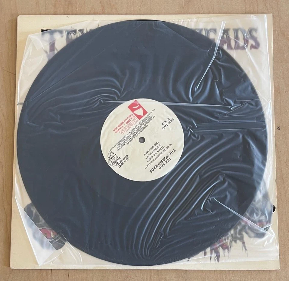 TEX AND THE HORSEHEADS 1984 Self-Titled Vinyl LP Enigma 1st Press Cowpunk L.A. - Image 3 of 4