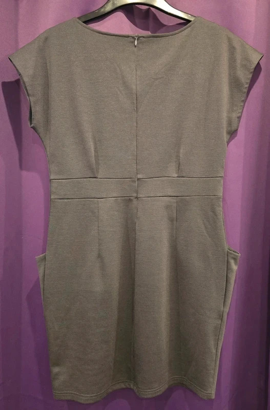 Pussycat Grey Button‑Detail Dress – Size 14 image 3