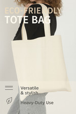 100% cotton Canvas Grocery Bag Plain Natural Shopping Shoulder Tote Shopper Bags