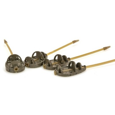 European Style Feeder Bait Cage Zinklegierung gewichtet für Reservoir Angeln