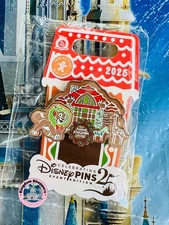 2025 Disney Parks Animal Kingdom Lodge Christmas Gingerbread Simba LE 2250 Pin