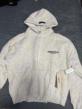 Essentials Fear of God Men's Light Oat Cotton Hoodie, Authentic , Size M