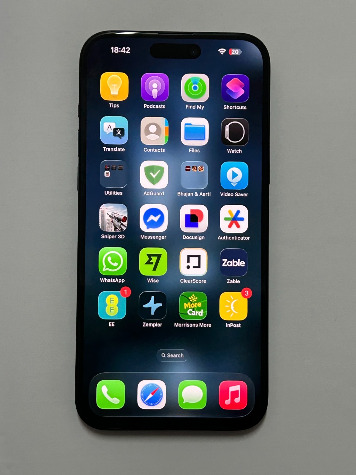 Apple iPhone 15 Plus 256GB Black US Version eSIM  100% Battery –Read Description