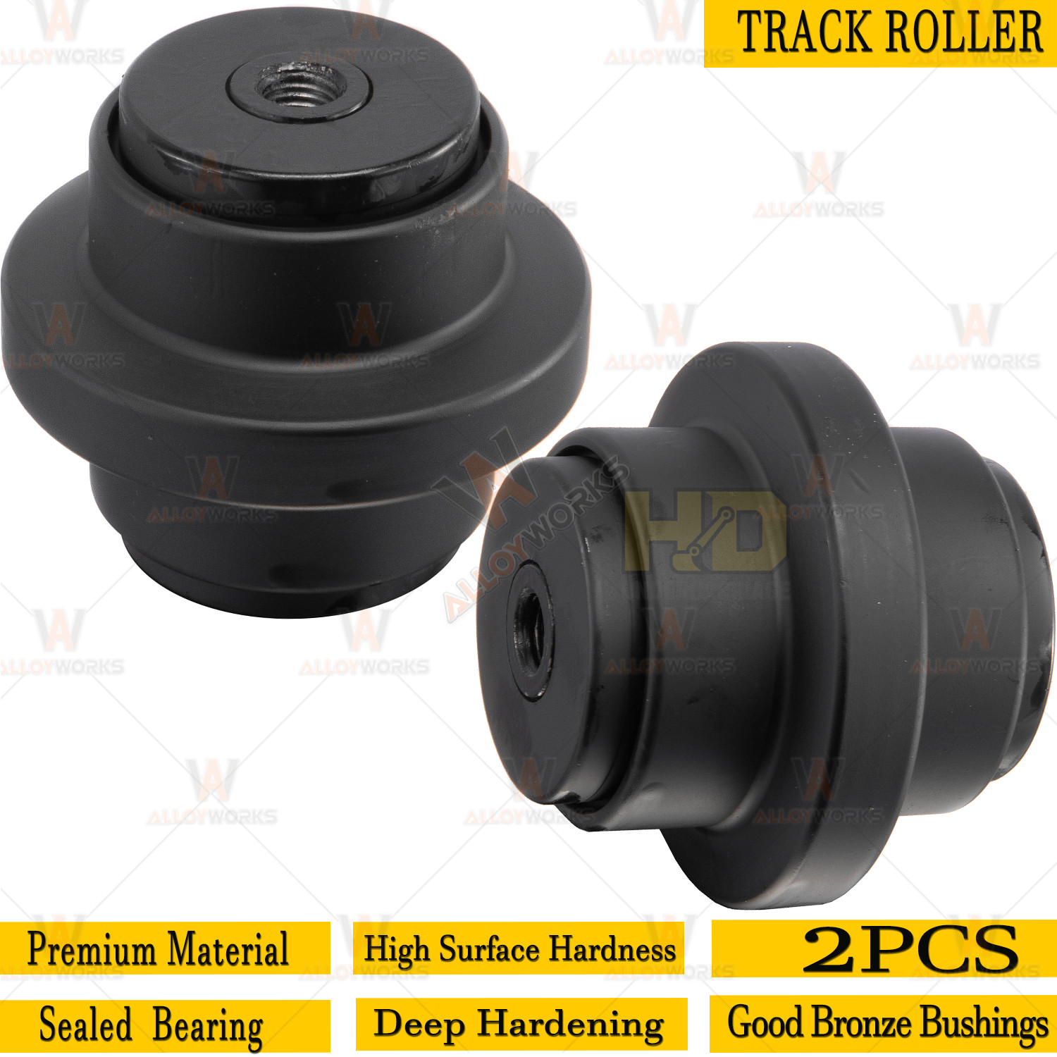 7136983 Track Bottom Roller For Bobcat 323 E16 E17 E17Z E19 E20 335 430 2PCS.