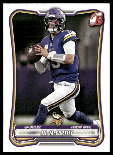 J. J. McCarthy – 2026 Bowman Football · Base NFL #53 J.J. McCarthy