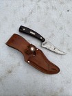 Schrade 152 Old Timer USA Fixed Blade Knife With Leather Sheath Vintage