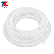 1/4"ID x 7/16"OD 50ft Flexible PVC Hose, Heavy Duty Reinforced Braided