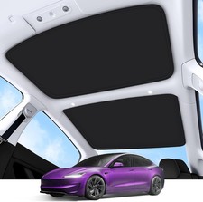 2026 Upgrade Sunshade Roof for Tesla Model 3 Highland 2022-2026 No-Gap/Sag-Free