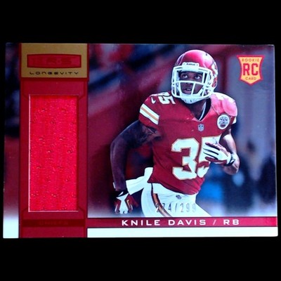 Knile Davis 2013 Rookies & Stars Longevity Jersey #218 274/299 Chiefs