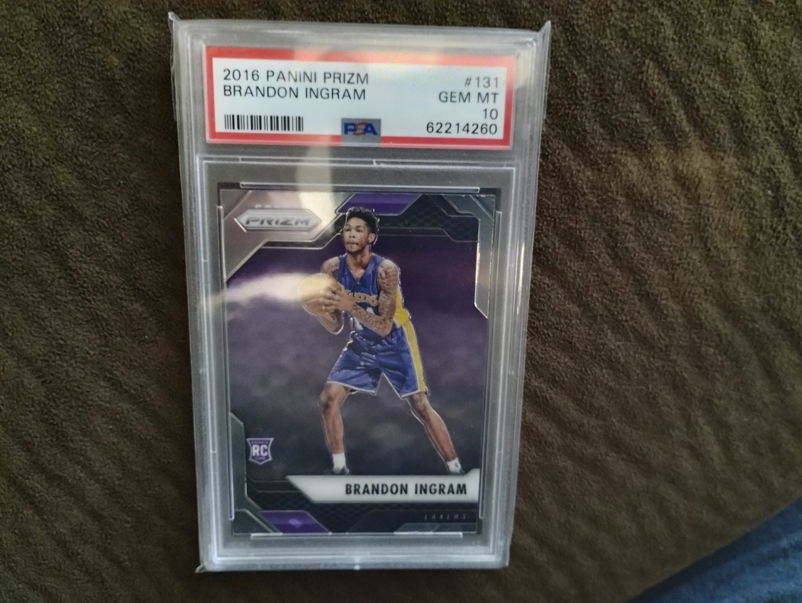 BRANDON INGRAM ROOKIE 2016 PANINI PRIZM # 131 GEM MINT PSA 10