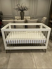 Delta Children Sloane 5 - Piece Nursery Set Convertible Crib and Dresser White