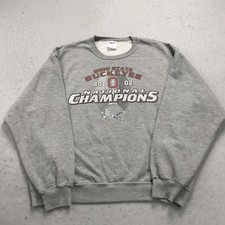 VINTAGE Ohio State Buckeyes Sweatshirt Mens Large National Champions Crewneck 02