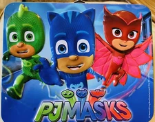 PJ Masks Memory Game 72 Piece And PJ Paws Tin Puzzle Preschool Learning Lot