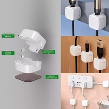 12Pcs Magnetic Cable Clips Cord Holder, Under Desk Cable Management Lot -