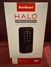 *Read* Kwikset Halo Touchscreen Wi-Fi Smart Deadbolt Lock Matte Black
