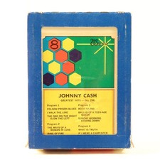 Johnny Cash Greatest Hits 8-Track Tape 1970 Restored Rare VTG GRT No. 256