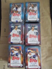2024 Topps Series 1, 2, Update Series Blaster Boxes Hanger Boxes Sealed 6 Total