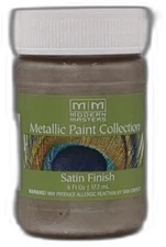 6 Oz Modern Masters Me708 Nickel Metallic Paint Collection, Satin Water-based