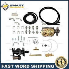 Universal Hydro Hydraulic Brake Power Booster Master Cylinder Disc Drum Hose New